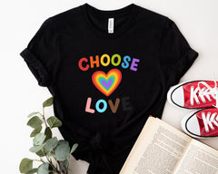 Unisex Pride TShirt,Love is Love Shirt,LGBTQ Graphic Tee,Equality Gift,Gay Rights Shirt,Love Wins Shirt,Lesbian Shirt,Plus Size,Ally TShirt