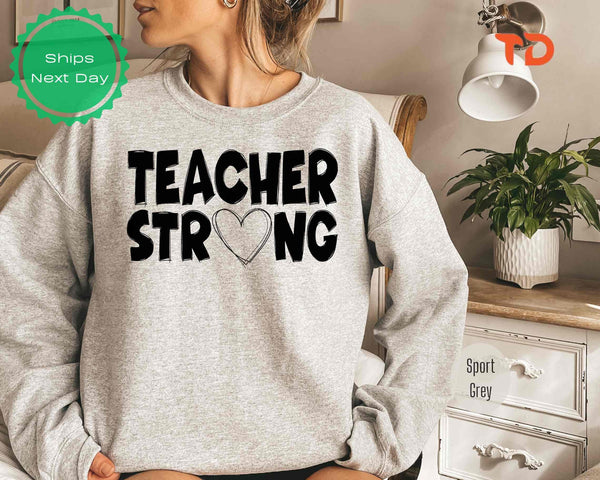 Teacher Sweatshirts, Back to School Teacher Sweatshirt, First Day of School Shirt for Teachers, Personalized Shirt, Birthday Shirt