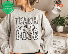 Teacher Sweatshirts, Back to School Teacher Sweatshirt, First Day of School Shirt for Teachers, Personalized Shirt, Birthday Shirt