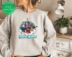 Horror Scare Bears Halloween sweatshirt, Care Bears, Funny Halloween, Vintage Sweatshirt, Horror Characters Hoodie, Serial Killer Sweatshirt