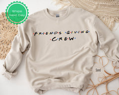 Friends Giving Crew, Happy Thanksgiving Crew, Thanksgiving Sweatshirt, Friendsgiving Party, Thanksgiving Cousin, Thanksgiving Family Crew