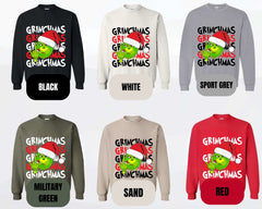 Merry Grinmas , Grin Santa , Middle Finger Grin , Christmas Middle Finger, Funny Christmas, Merry Xmas Gift, Family Disney