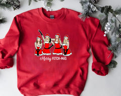 Merry Fetch-Mas Mean Girls Sweatshirt - Christmas Sweatshirt  -Merry Fetch-Mas Mean Girls Sweatshirt, Merry Fetchmas Christmas, Funny Mean