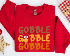 Gobble Sweatshirt, Gobble Turkey Sweatshirt, Thanksgiving Sweatshirt, Turkey Sweatshirt,Thanksgiving Hoodie,Trendy Hoodie, Trendy Sweatshirt