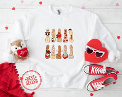 Penis Valentine Sweatshirt, Adult Valentine's Day T-Shirt, Valentine Penis Shirt, All I Want For Valentine Is  Valentine Gifts For Her