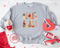 Penis Valentine Sweatshirt, Adult Valentine's Day T-Shirt, Valentine Penis Shirt, All I Want For Valentine Is  Valentine Gifts For Her