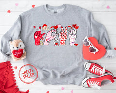 Love Sign Language , ASL Valentines , SPED Teacher Valentine , Valentine Day Shirt, Hand Language