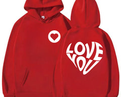 Valentines Day Love Unisex Hoodie, Valentines Day Gift,front and back printing,Hoodies, Sweatshirt