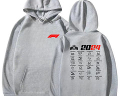 Formula 1 Calender hoodie, F1 Circuit Tracks, Formula One Sweatshirt, Formula 1 hoodies Racing Team, F1 Racing sweatshirt.