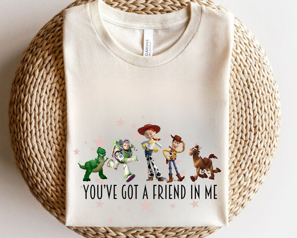 You've Got A Friend In Me Toy Story Shirt, Toy story shirt, toy story, toy story t shirt, disney shirt, disneyworld shirts, buzz lightyear