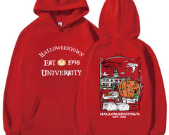 Halloweentown Est 1998 Back and Front Sweatshirt, Retro Halloween Town Crewneck Sweater Halloweentown University Halloween Fall hoodies