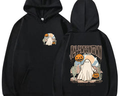 Retro Halloweentown Sweatshirt - Vintage Fall Hoodie, Halloween Ghost Sweater, Cozy Unisex Pullover -Halloween gift hoodie