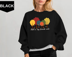 Fall Tree Sweatshirt, Autumn Tree Line Sweatshirt, Thanksgiving Sweatshirt, Fall Autumn Women's Sweatshirt, Trendy Bestseller Fall  Hoodies