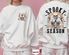 Spooky Season Sweatshirt,Retro Spooky Shirt,skeleton Hoodie,Halloween Sweatshirt,Fall Vibes,Cozy Season ,Cute Fall hoodies,Halloween Gift,