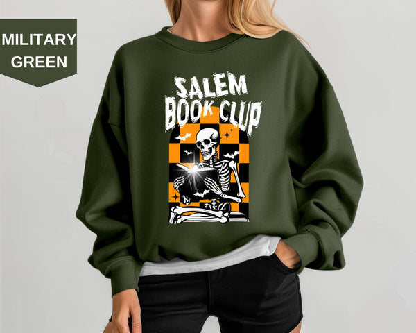 Salem Book Club Sweatshirt Halloween Halloween Teacher Sweatshirt, Halloween Salem Tee, Librarian Sweatshirt Smut Book Lover Tee