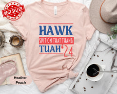 Hawk Tuah Spit on that Thang Tee, Hawk Tuah Girl Funny Viral Shirt, Hawk Tuah Meme 2024, Trendy Comfort Colors Unisex Shirt