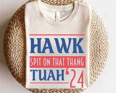 Hawk Tuah Spit on that Thang Tee, Hawk Tuah Girl Funny Viral Shirt, Hawk Tuah Meme 2024, Trendy Comfort Colors Unisex Shirt