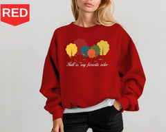 Fall Tree Sweatshirt, Autumn Tree Line Sweatshirt, Thanksgiving Sweatshirt, Fall Autumn Women's Sweatshirt, Trendy Bestseller Fall  Hoodies