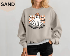 Spooky Dude Ghost Sweatshirt,Retro Halloween Sweatshirt,Spooky Sweatshirt,Retro Halloween Boys Sweatshirt,Spooky Season,2024 Halloween trend