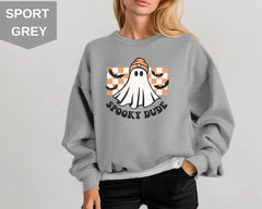 Spooky Dude Ghost Sweatshirt,Retro Halloween Sweatshirt,Spooky Sweatshirt,Retro Halloween Boys Sweatshirt,Spooky Season,2024 Halloween trend