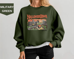 Halloweentown Est 1998 Sweatshirt - Retro Fall Hoodie, Halloweentown University Sweatshirt, Halloween Pullover, Cozy Autumn Wear