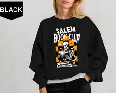 Salem Book Club Sweatshirt Halloween Halloween Teacher Sweatshirt, Halloween Salem Tee, Librarian Sweatshirt Smut Book Lover Tee