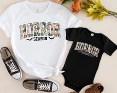 Horror Movie Tee, Horror Season T-Shirt, Spooky Graphic Top, Classic Horror Film Shirt, Halloween Clothing, Scary Movie Tee