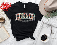 Horror Movie Tee, Horror Season T-Shirt, Spooky Graphic Top, Classic Horror Film Shirt, Halloween Clothing, Scary Movie Tee